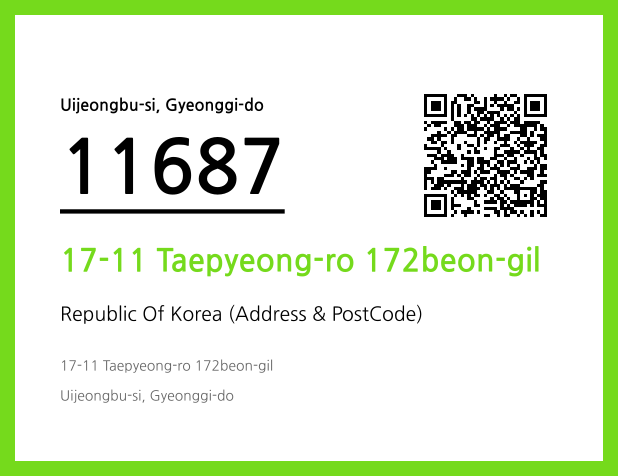 CC BY 4.0 Address and Postal Code QR Code Image (CC BY 4.0)