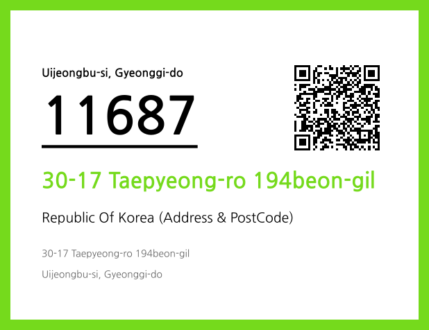 CC BY 4.0 Address and Postal Code QR Code Image (CC BY 4.0)