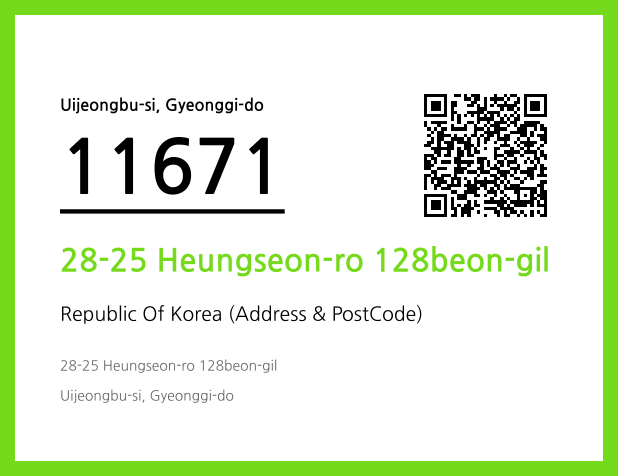 CC BY 4.0 Address and Postal Code QR Code Image (CC BY 4.0)