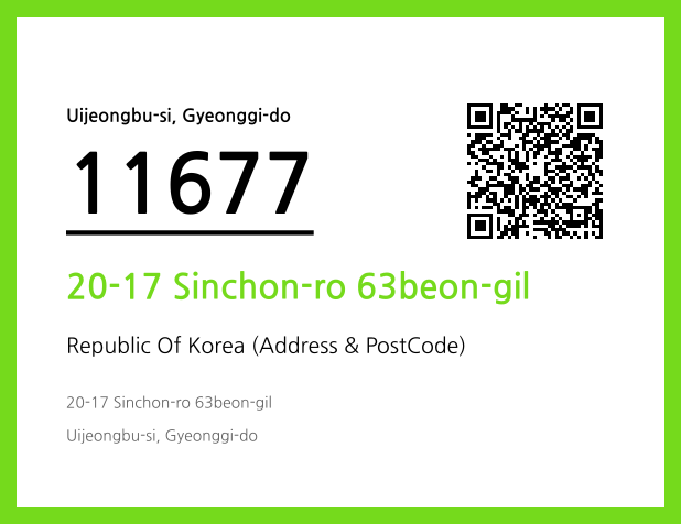 CC BY 4.0 Address and Postal Code QR Code Image (CC BY 4.0)