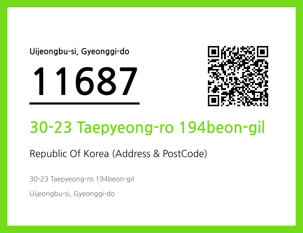 CC BY 4.0 Address and Postal Code QR Code Image (CC BY 4.0)
