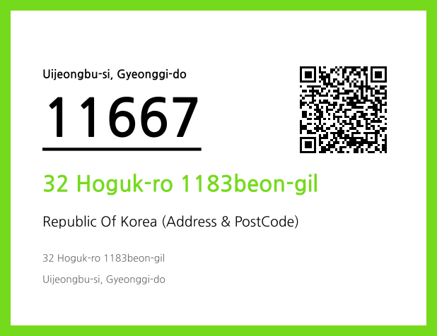 CC BY 4.0 Address and Postal Code QR Code Image (CC BY 4.0)
