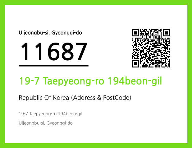 Address and Postal Code QR Code Image (CC BY 4.0)