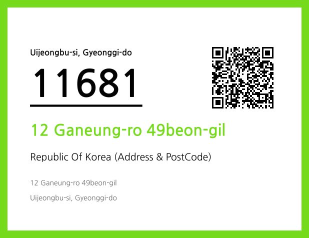 Address and Postal Code QR Code Image (CC BY 4.0)