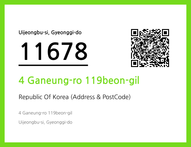 CC BY 4.0 Address and Postal Code QR Code Image (CC BY 4.0)