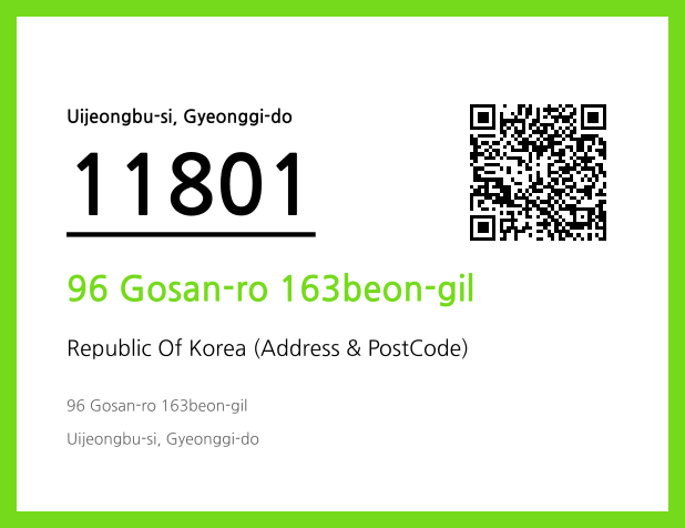 Address and Postal Code QR Code Image (CC BY 4.0)