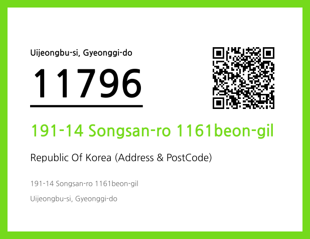 CC BY 4.0 Address and Postal Code QR Code Image (CC BY 4.0)