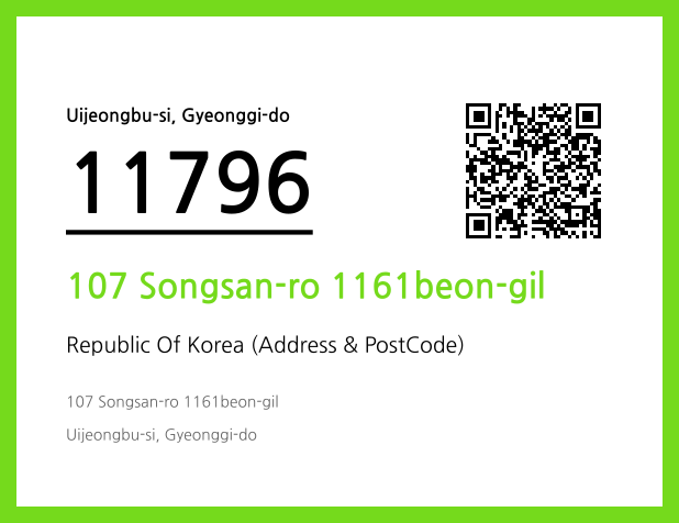 CC BY 4.0 Address and Postal Code QR Code Image (CC BY 4.0)