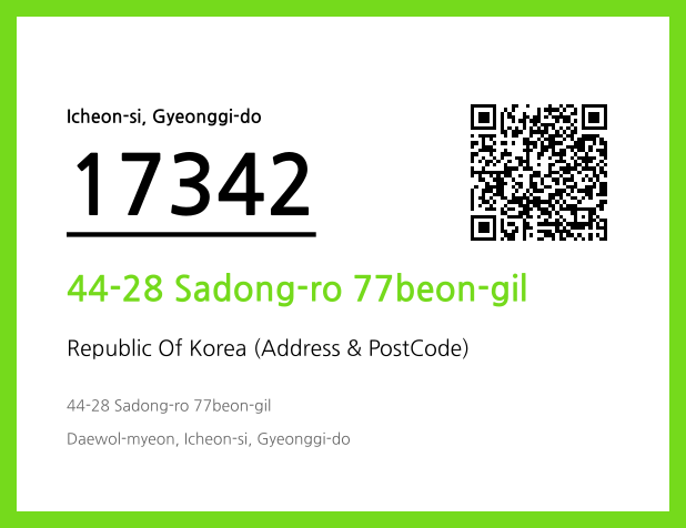 Address and Postal Code QR Code Image (CC BY 4.0)