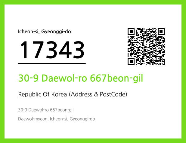 CC BY 4.0 Address and Postal Code QR Code Image (CC BY 4.0)