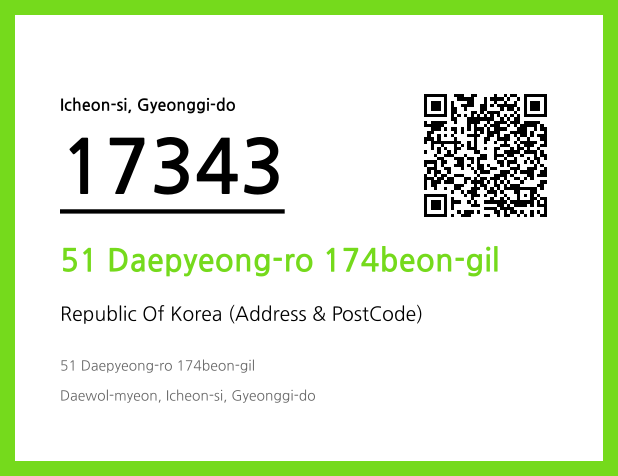 CC BY 4.0 Address and Postal Code QR Code Image (CC BY 4.0)