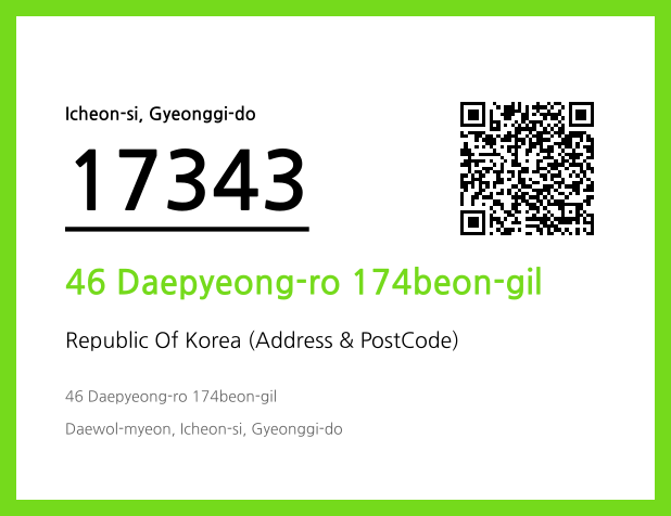 CC BY 4.0 Address and Postal Code QR Code Image (CC BY 4.0)