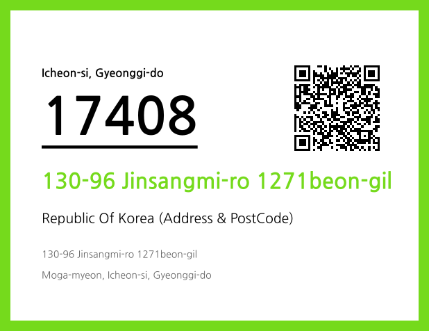 CC BY 4.0 Address and Postal Code QR Code Image (CC BY 4.0)