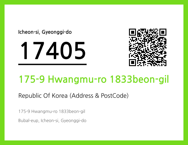 CC BY 4.0 Address and Postal Code QR Code Image (CC BY 4.0)