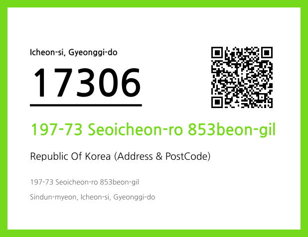 CC BY 4.0 Address and Postal Code QR Code Image (CC BY 4.0)