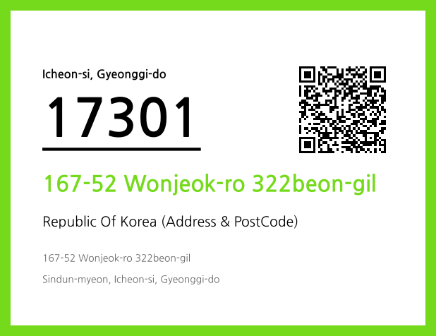 CC BY 4.0 Address and Postal Code QR Code Image (CC BY 4.0)