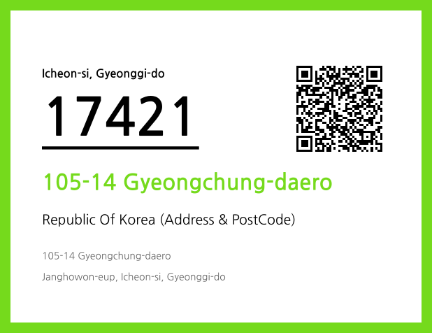 CC BY 4.0 Address and Postal Code QR Code Image (CC BY 4.0)