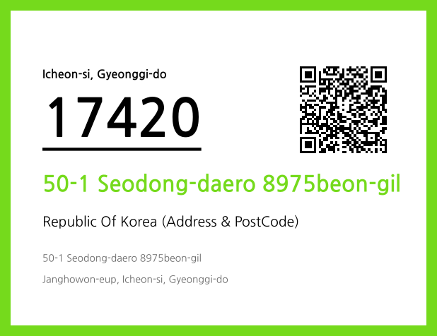 CC BY 4.0 Address and Postal Code QR Code Image (CC BY 4.0)
