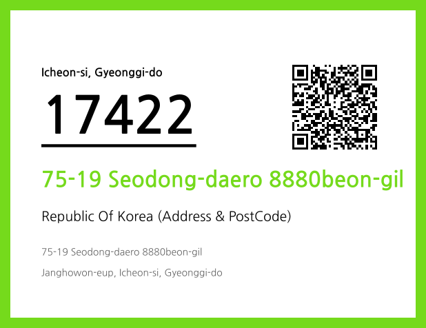 CC BY 4.0 Address and Postal Code QR Code Image (CC BY 4.0)