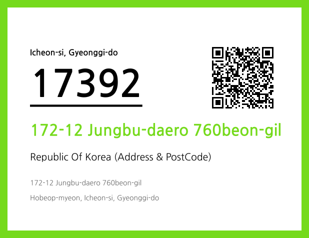 CC BY 4.0 Address and Postal Code QR Code Image (CC BY 4.0)