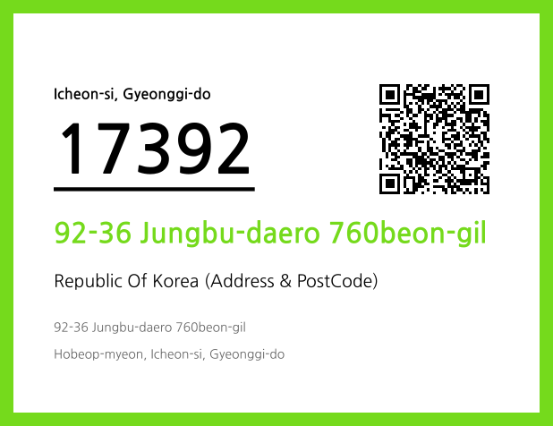 CC BY 4.0 Address and Postal Code QR Code Image (CC BY 4.0)