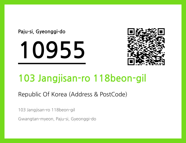 CC BY 4.0 Address and Postal Code QR Code Image (CC BY 4.0)