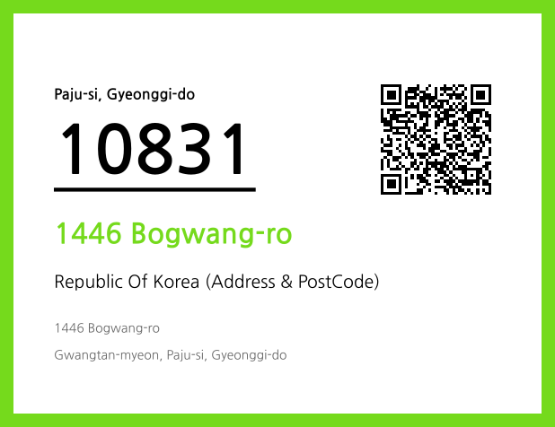 CC BY 4.0 Address and Postal Code QR Code Image (CC BY 4.0)
