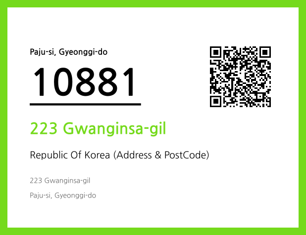 CC BY 4.0 Address and Postal Code QR Code Image (CC BY 4.0)