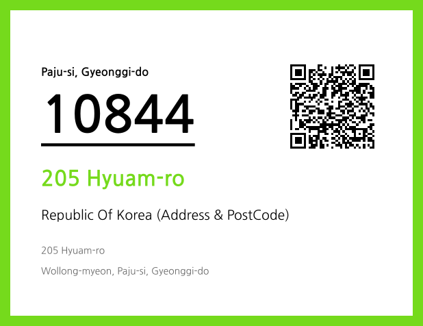 CC BY 4.0 Address and Postal Code QR Code Image (CC BY 4.0)