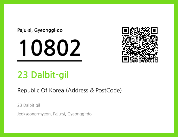 CC BY 4.0 Address and Postal Code QR Code Image (CC BY 4.0)