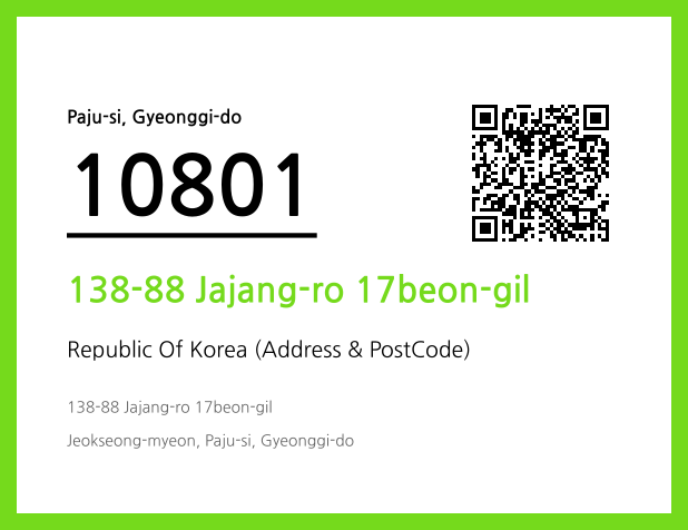 CC BY 4.0 Address and Postal Code QR Code Image (CC BY 4.0)