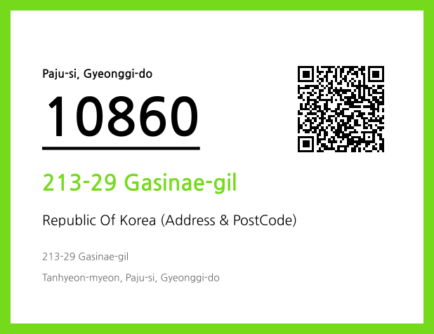 CC BY 4.0 Address and Postal Code QR Code Image (CC BY 4.0)