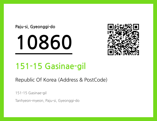 CC BY 4.0 Address and Postal Code QR Code Image (CC BY 4.0)