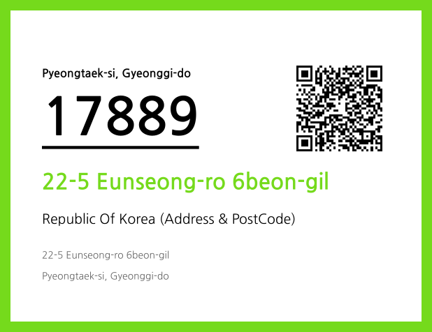 CC BY 4.0 Address and Postal Code QR Code Image (CC BY 4.0)