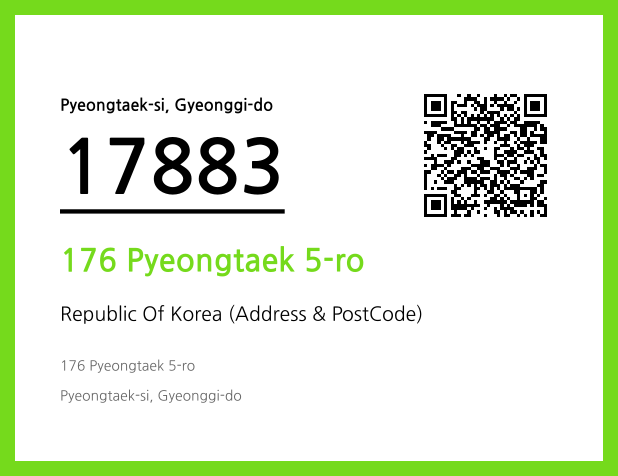 CC BY 4.0 Address and Postal Code QR Code Image (CC BY 4.0)