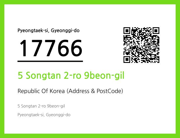 CC BY 4.0 Address and Postal Code QR Code Image (CC BY 4.0)