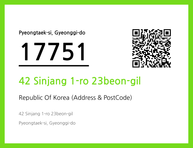CC BY 4.0 Address and Postal Code QR Code Image (CC BY 4.0)