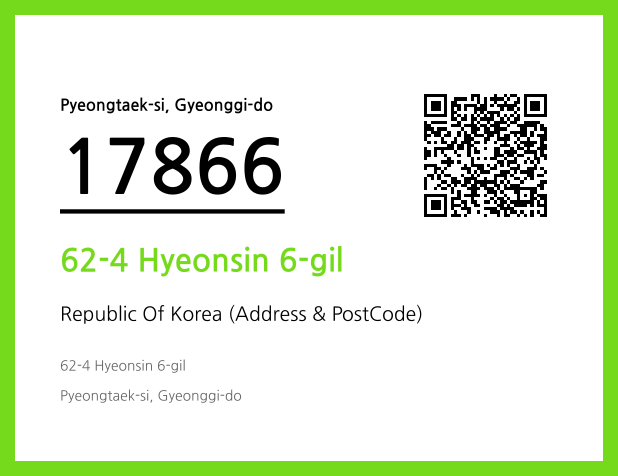 CC BY 4.0 Address and Postal Code QR Code Image (CC BY 4.0)
