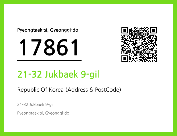 Address and Postal Code QR Code Image (CC BY 4.0)