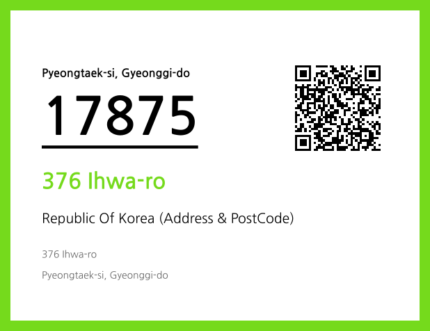 CC BY 4.0 Address and Postal Code QR Code Image (CC BY 4.0)