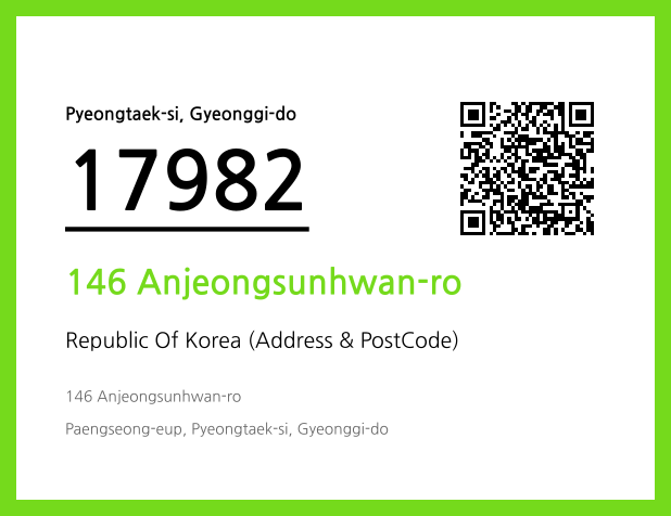 CC BY 4.0 Address and Postal Code QR Code Image (CC BY 4.0)