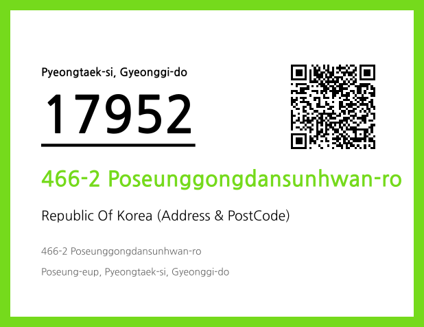 CC BY 4.0 Address and Postal Code QR Code Image (CC BY 4.0)