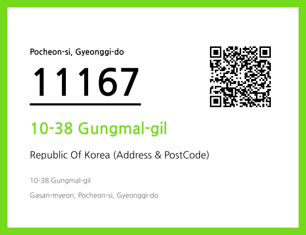 CC BY 4.0 Address and Postal Code QR Code Image (CC BY 4.0)