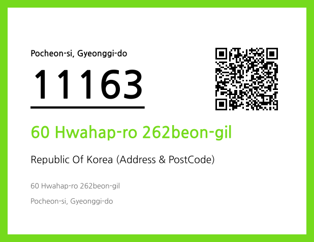 CC BY 4.0 Address and Postal Code QR Code Image (CC BY 4.0)
