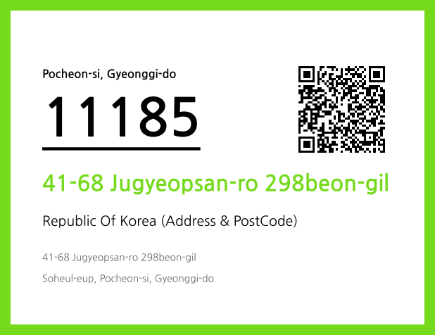 CC BY 4.0 Address and Postal Code QR Code Image (CC BY 4.0)