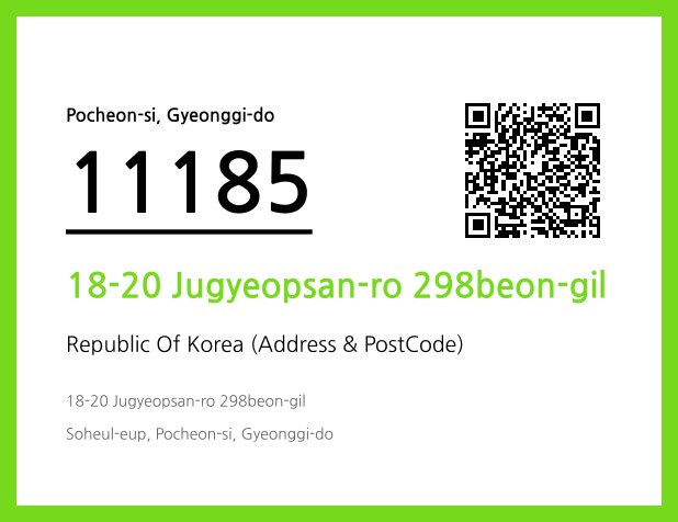 CC BY 4.0 Address and Postal Code QR Code Image (CC BY 4.0)