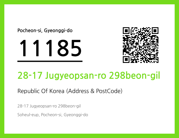 CC BY 4.0 Address and Postal Code QR Code Image (CC BY 4.0)