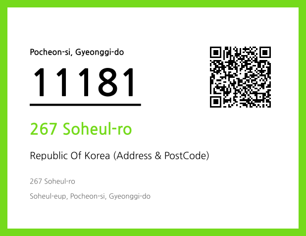 CC BY 4.0 Address and Postal Code QR Code Image (CC BY 4.0)