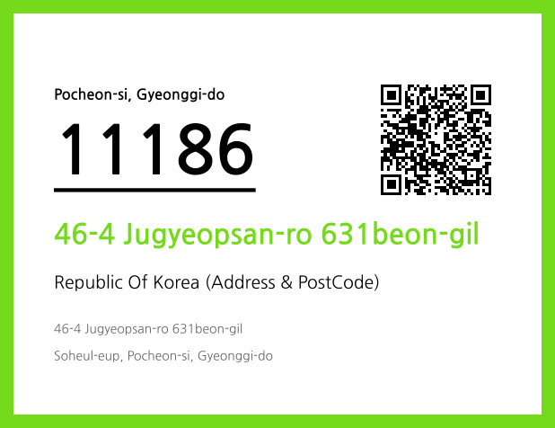 CC BY 4.0 Address and Postal Code QR Code Image (CC BY 4.0)
