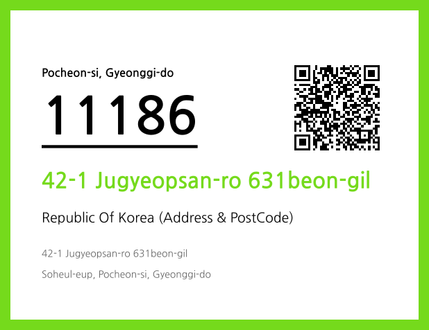 CC BY 4.0 Address and Postal Code QR Code Image (CC BY 4.0)